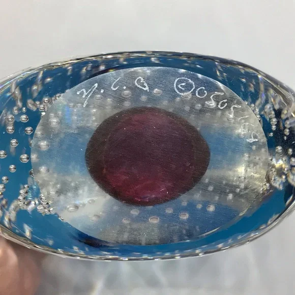 Vintage Young and Constantin Art Glass Vase